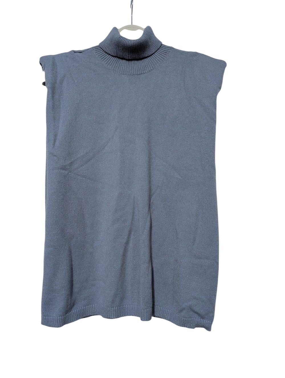 RD Style Ice Blue Turtleneck Sweater Vest